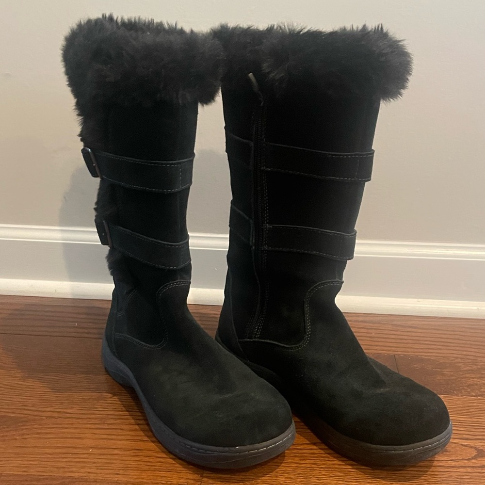 LL Bean Tek 2.5 Black Suede Boots